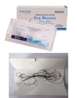 SUICON SILK BRAIDED SUTURES