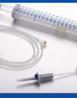 Vcare Infusion Set with Burette 100 ML (IV Chamber)